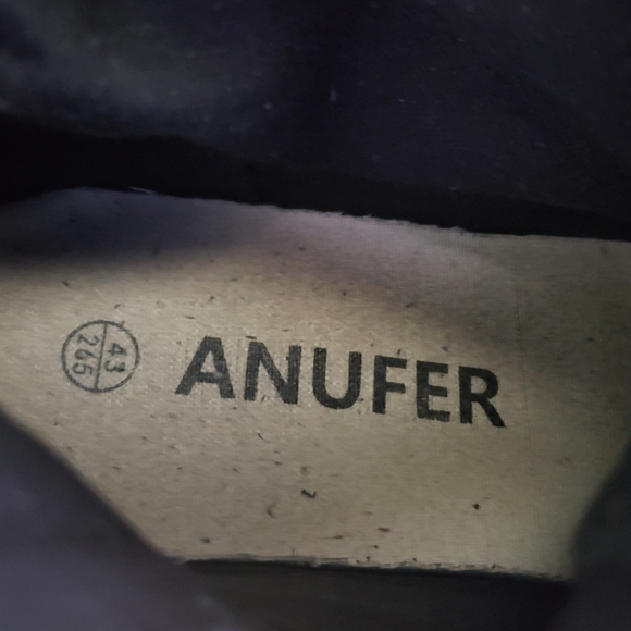 YUANBU ANUFER Sz 11 (43) Punk Style Knee High LaceUp Canvas Sneaker Boots Gothic - Picture 5 of 16